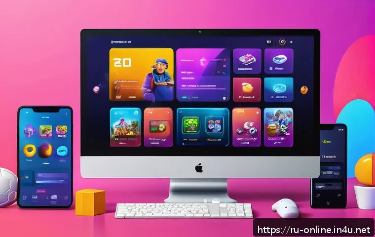 온라인게임 수익모델 분석 - A modern online gaming environment showcasing a diverse group of players from Russia engaging with a...